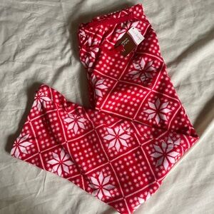 West loop ladies size medium, fleece, snowflake design lounge pants